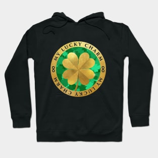 Lucky charm 4 leaf clover Hoodie